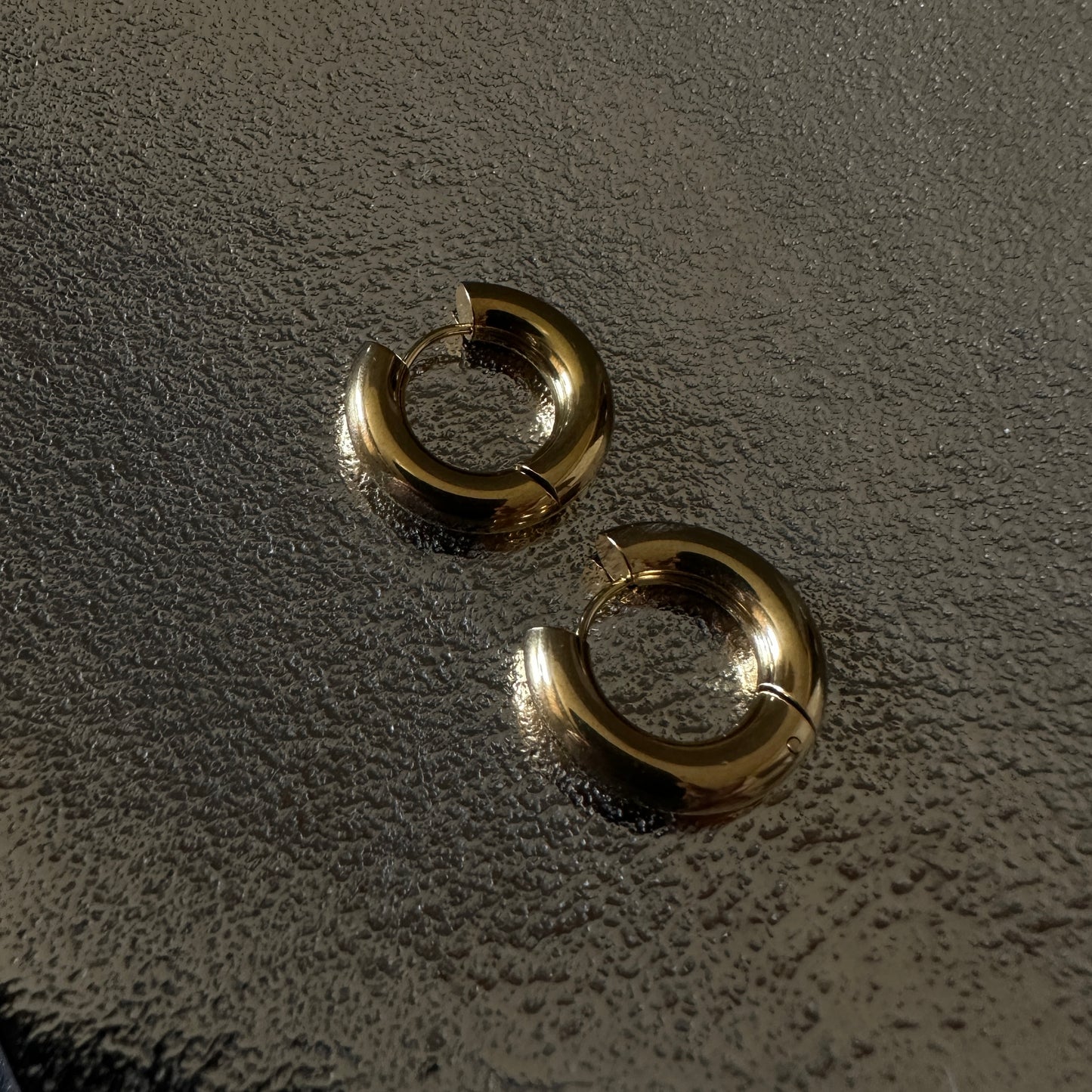 316L simple hoop pierce 5mm gld