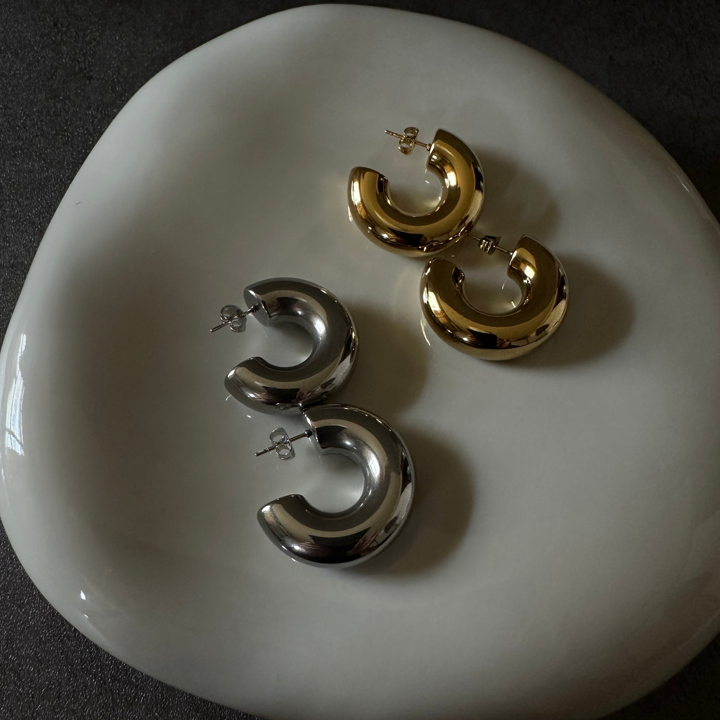 316L stainless steel chunky pierce gld